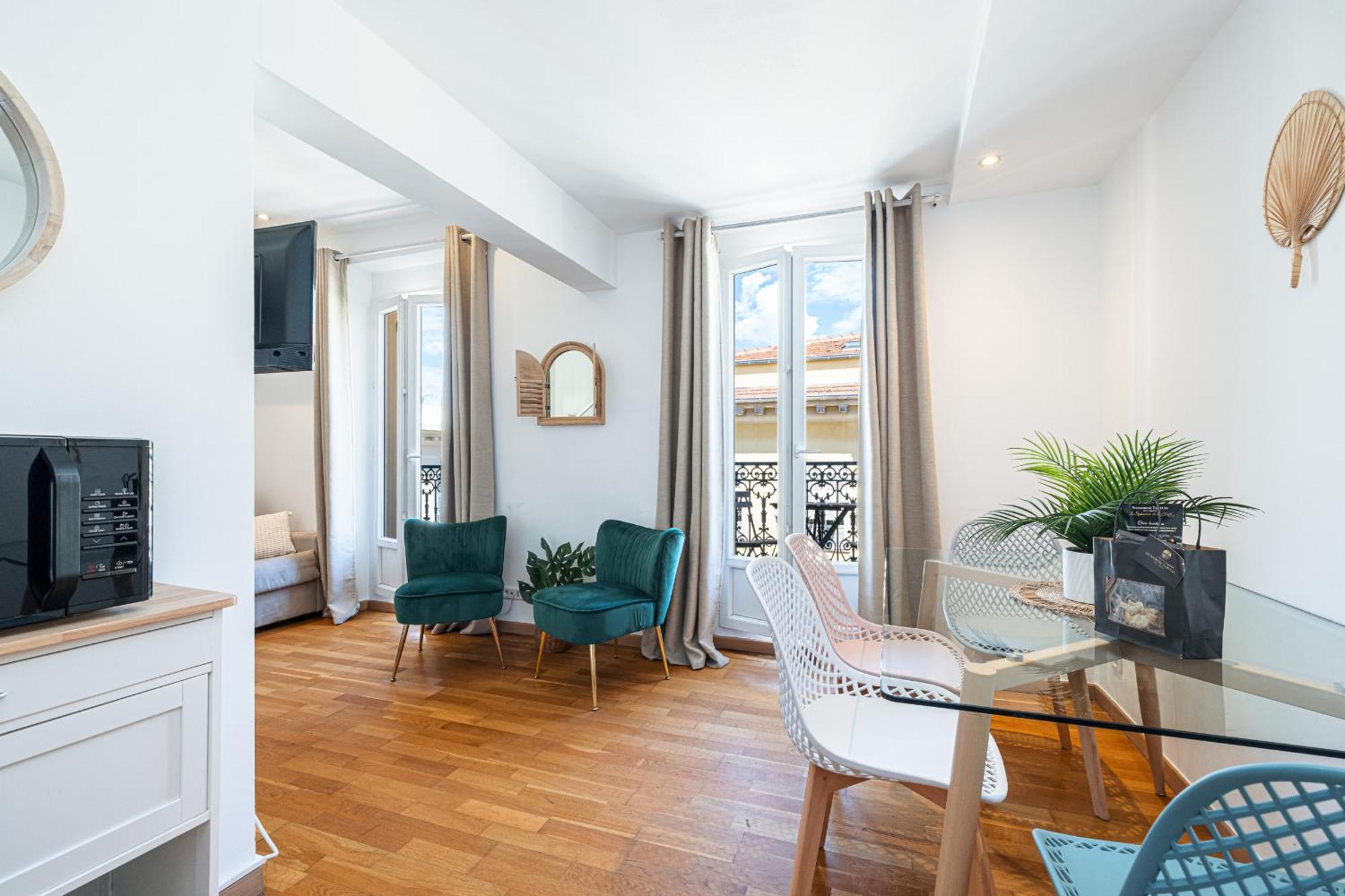 尼斯Massena Street - 1 Bdr Duplex With Ac & Parking公寓 外观 照片