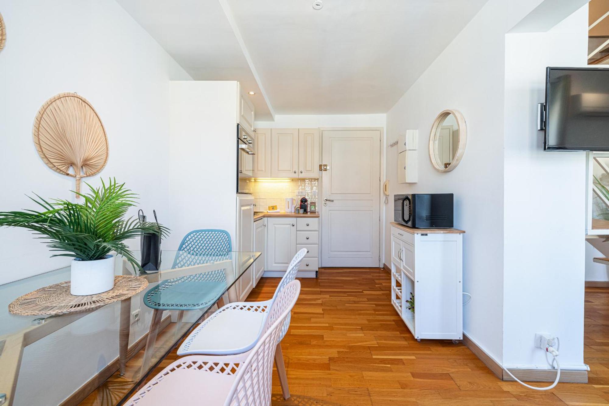 尼斯Massena Street - 1 Bdr Duplex With Ac & Parking公寓 外观 照片